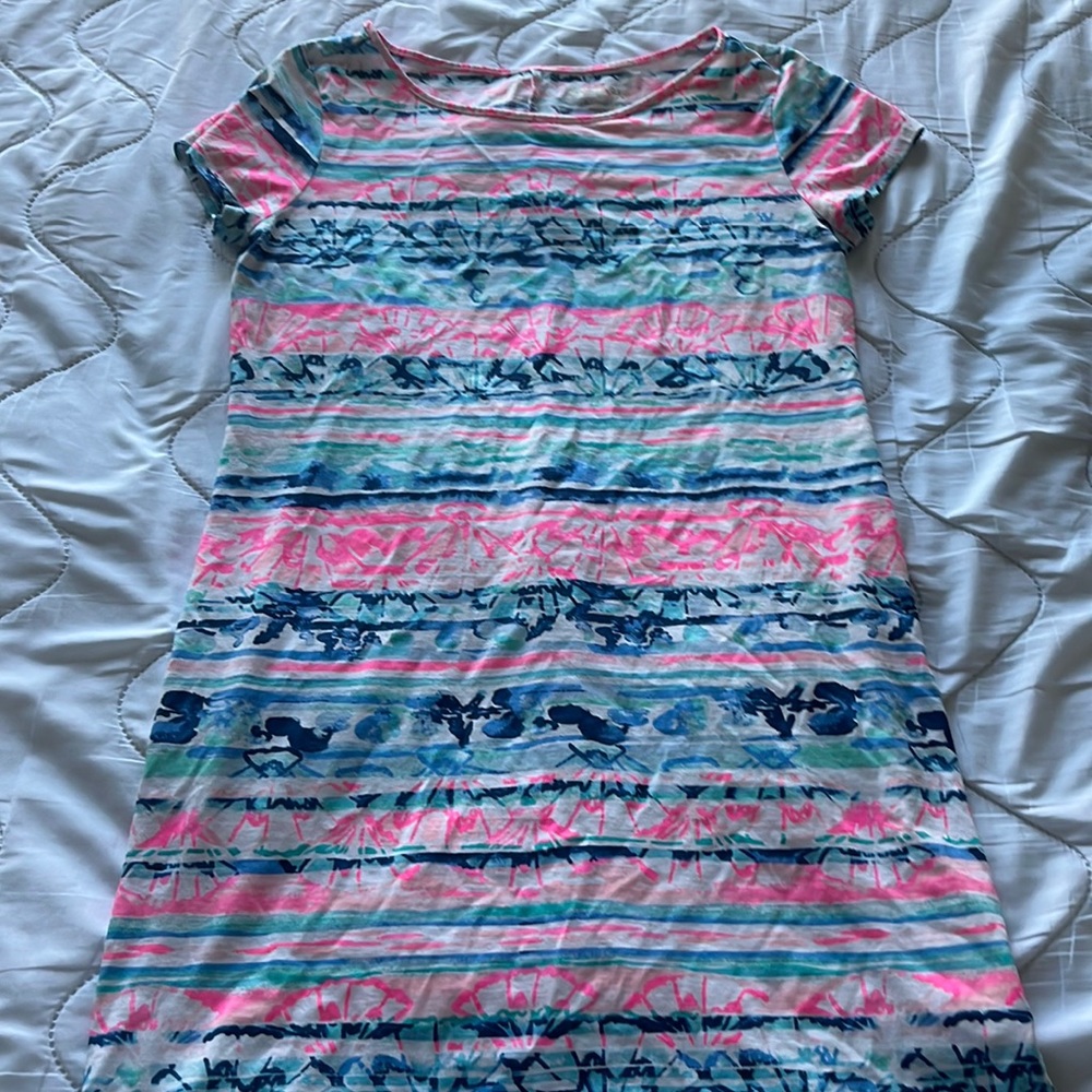 Lilly Pulitzer Marlowe Dress In Multi A Wave From It All size small